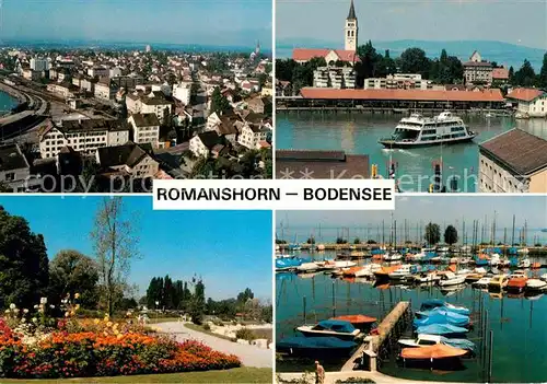 Romanshorn Bodensee Hafen Fliegeraufnahmen Seepark