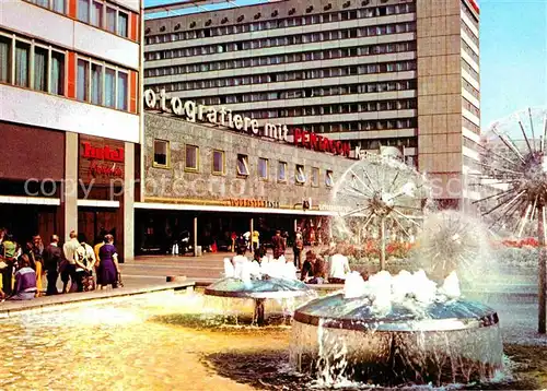 Dresden Prager Strasse Wasserspiele Kat. Dresden Elbe