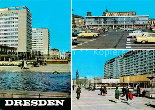 Dresden Interhotel Prager Strasse Kulturpalast  Kat. Dresden Elbe