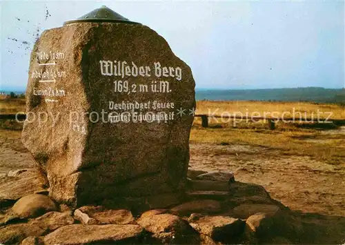 Lueneburger Heide Naturschutzgebiet Stein Wilfeder Berg Kat. Walsrode