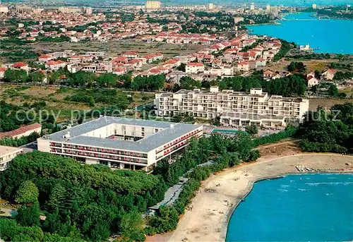 Zadar Borik Fliegeraufnahme mit Strand