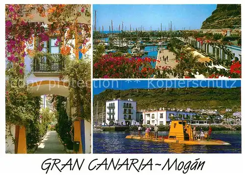 Mogan Hafen Ortspartie Kat. Gran Canaria Spanien