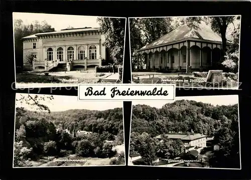 Bad Freienwalde Kurhaus Teehaeuschen Volkspark Gesundbrunnental Kat. Bad Freienwalde