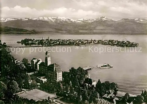 Bad Schachen Lindau Alpenkette Fliegeraufnahme Kat. Lindau (Bodensee)