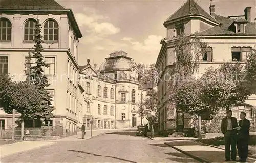 Sonneberg Thueringen Beethovenstrasse mit Deutschem Spielzeugmuseum Kat. Sonneberg