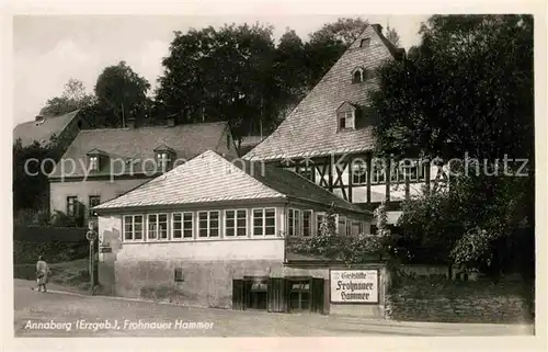 Annaberg Buchholz Erzgebirge Gaststaette Frohnauer Hammer Historisches Hammerwerk Kat. Annaberg