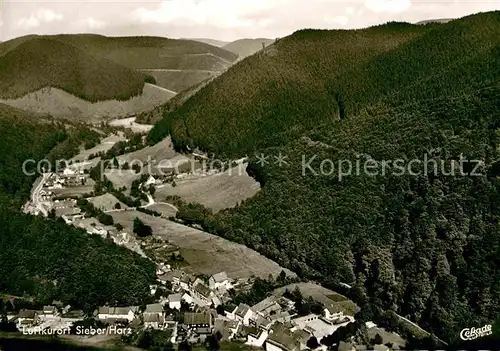 Sieber Luftkurort Fliegeraufnahme Kat. Herzberg am Harz