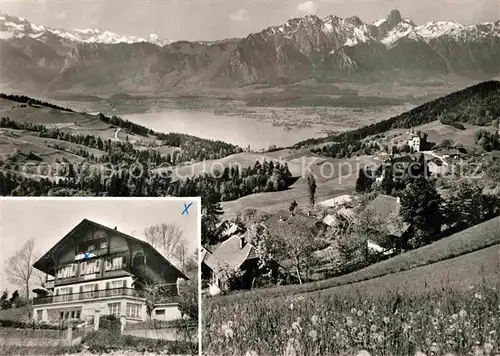 Goldiwil Pension Abendruh Thunersee Alpenpanorama Kat. Goldiwil