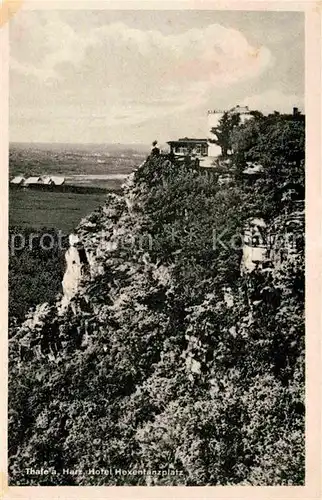 Thale Harz Berghotel Hexentanzplatz Kat. Thale