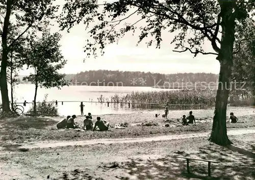 Kruemmel Laerz Badestrand und Zeltplatz Camping