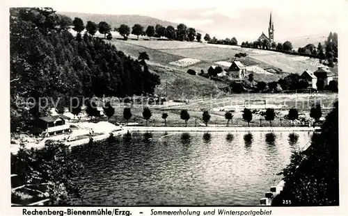 Rechenberg Bienenmuehle Osterzgebirge Weiher Kat. Rechenberg Bienenmuehle