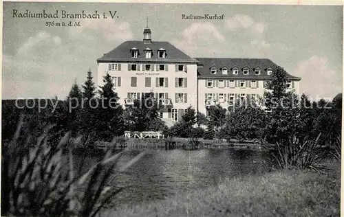 Bad Brambach Radium Kurhof Kat. Bad Brambach