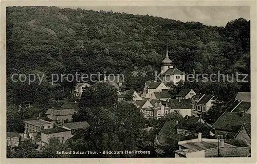 Bad Sulza Blick zum Herlitzberg Kat. Bad Sulza