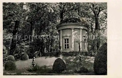 Neuruppin Im Tempelgarten Kat. Neuruppin