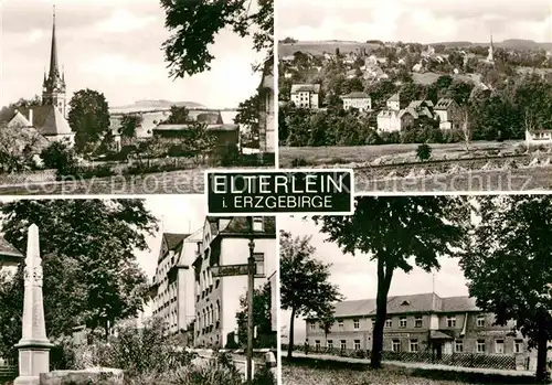 Elterlein Kirche Brunnen  Kat. Elterlein