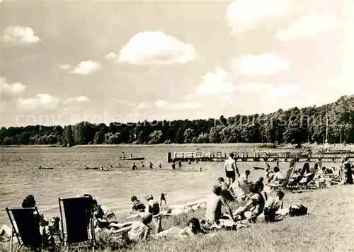 Plau Mecklenburg Strandbad am See Kat. Plau See