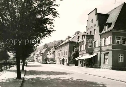 Berggiesshuebel Karl Marx Strasse Kat. Bad Gottleuba Berggiesshuebel