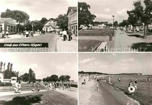 Goehren Ruegen Promenade Strand Park  Kat. Goehren Ostseebad Ruegen