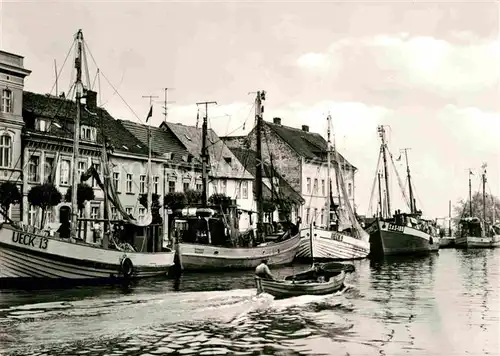 Ueckermuende Mecklenburg Vorpommern Hafen Kat. Ueckermuende