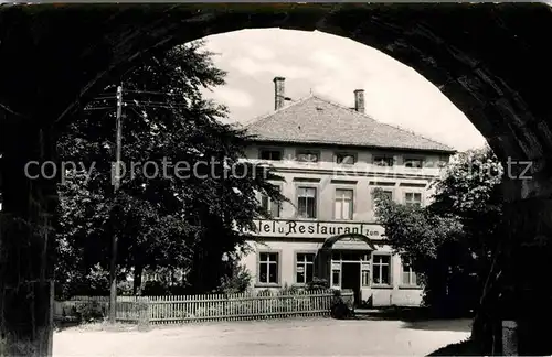 Obercunnersdorf Loebau Hotel Gaststaette Zum Bahnhof Kat. Obercunnersdorf Loebau