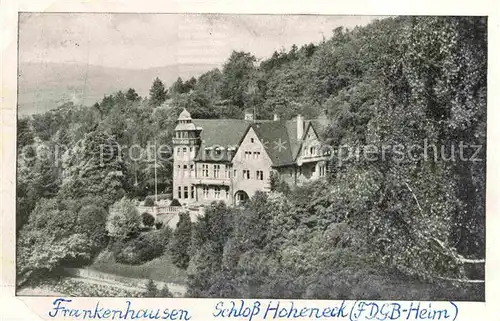 Frankenhausen Bad Schloss Hoheneck FDGB Heim Kat. Bad Frankenhausen