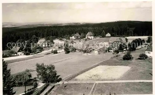 Hermsdorf Erzgebirge Ortsansicht Panorama Kat. Hermsdorf Osterzgebirge