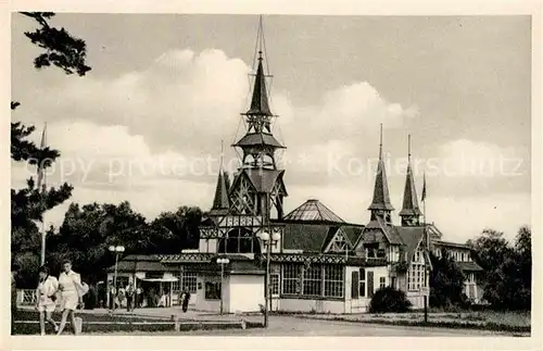 Heringsdorf Ostseebad Usedom Brueckeneingang Kat. Heringsdorf