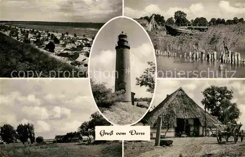 Darss Region Ostsee Strand Reetdachhaus Leuchtturm Kat. Wieck Darss