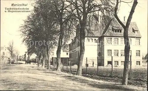 Marienthal Elsass Taubstummenheim Hagenauerstrasse Kat. Haguenau Bas Rhin