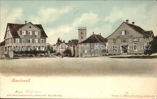 Amrisweil TG Gasthaus Kirche Brauerei