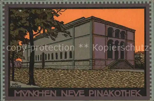 Muenchen Neue Pinakothek Kat. Muenchen