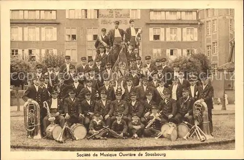 Strassburg Elsass Orchester Ouvriere Kat. Strasbourg