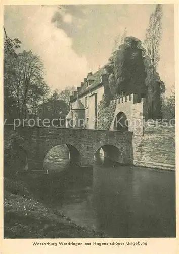 Hagen Westfalen Wasserburg Werdringen Kat. Hagen