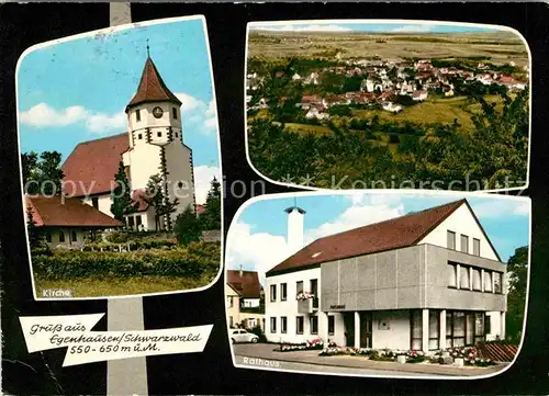 Egenhausen Wuerttemberg Kirche Rathaus Kat. Egenhausen