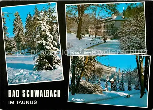 Bad Schwalbach Kurpark Kohlensaeure Stahlbad Kurhotel Kat. Bad Schwalbach