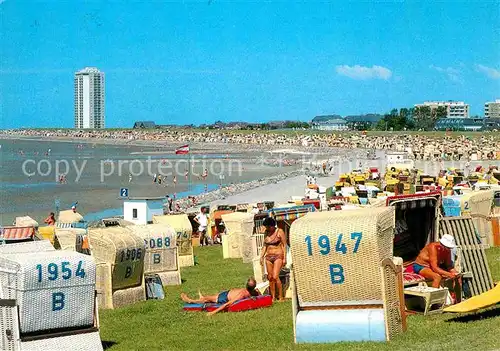 Buesum Nordseebad Strandpartie Kat. Buesum