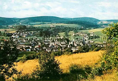 Usseln Blick vom Osterkopf  Kat. Willingen (Upland)