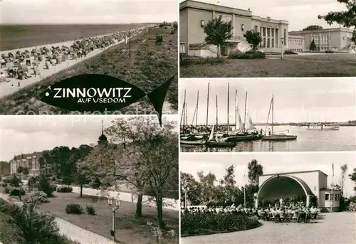 Zinnowitz Ostseebad Promenade Voelkerfreundschaft Kulturhaus 