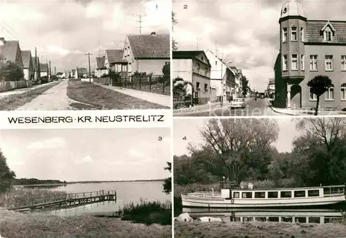 Wesenberg Mecklenburg Mittelstrasse Grosser Labussee MS Moewe Kat. Wesenberg Mecklenburg