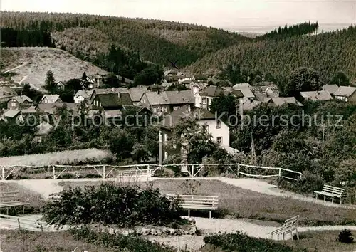 Finsterbergen Panorama Kat. Finsterbergen Thueringer Wald