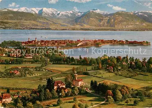 Lindau Bodensee Blick vom Hoyerberg Kat. Lindau (Bodensee)