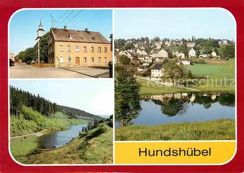 Hundshuebel Kirche Rohrbachtal Talsperre Panorama Kat. Stuetzengruen