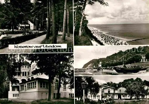 Koserow Ostseebad Usedom Kurplatz Erholungsheim Walter Ulbricht Kat. Koserow