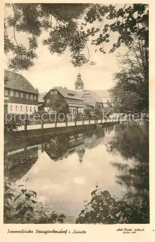 Steinigtwolmsdorf Sommerfrische Teich Kat. Steinigtwolmsdorf