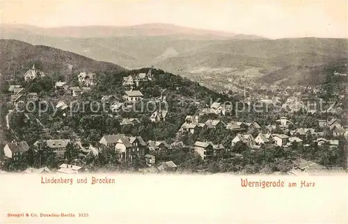 Wernigerode Harz Lindenberg Brocken Kat. Wernigerode