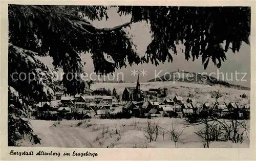 Altenberg Erzgebirge Ortsansicht Kat. Geising