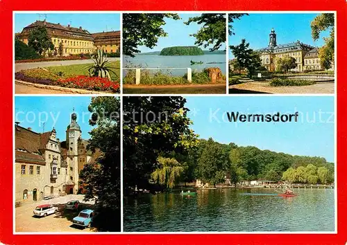 Wermsdorf Hubertusburg Horstsee Jagdschloss Horstseebad Kat. Wermsdorf