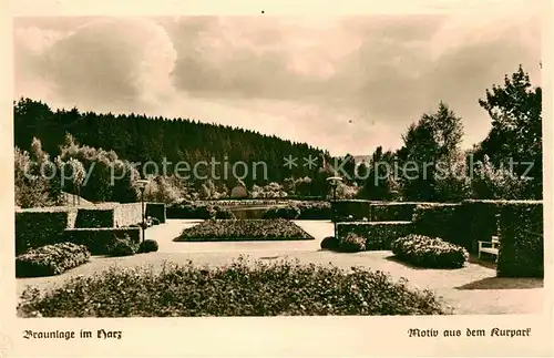 Braunlage Kurpark Kat. Braunlage Harz