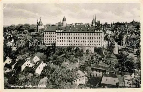 Altenburg Thueringen Schloss Panorama Kat. Altenburg