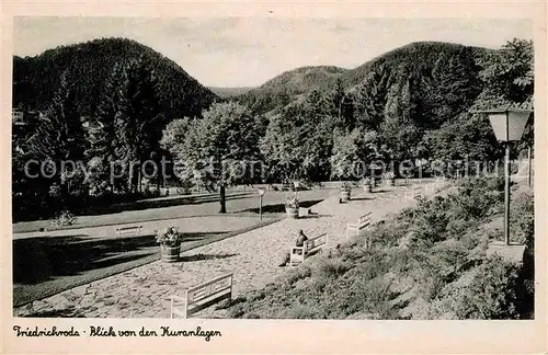 Friedrichsroda Kuranlagen Kat. Friedrichsroda